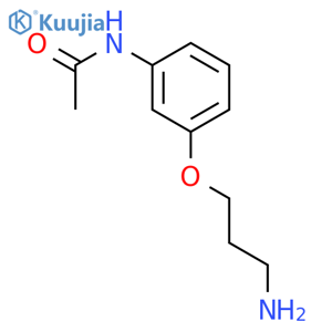 N-3-(3-aminopropoxy)phenylacetamide structure