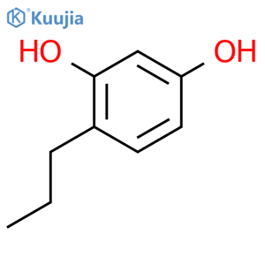 4-Propylbenzene-1,3-diol structure