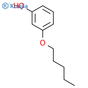 Phenol, 3-(pentyloxy)- structure