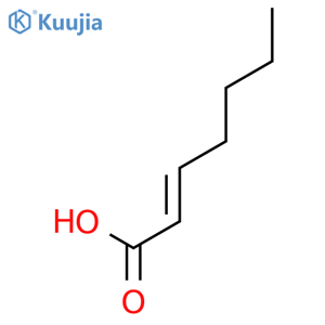 2-Heptenoic acid structure