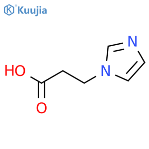 3-(1H-Imidazol-1-yl)propanoic acid structure