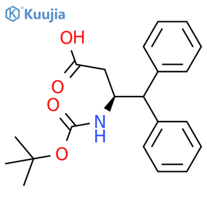 Benzenebutanoic acid, b-[[(1,1-dimethylethoxy)carbonyl]amino]-g-phenyl-, (S)- (9CI) structure