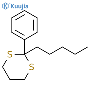 1,3-Dithiane, 2-pentyl-2-phenyl- structure