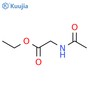 Ethyl acetylglycinate structure