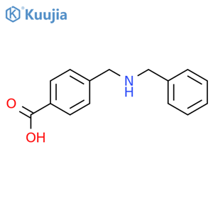 4-[(benzylamino)methyl]benzoic Acid structure