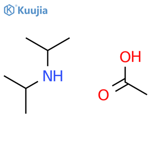 2-Propanamine, N-(1-methylethyl)-, acetate structure