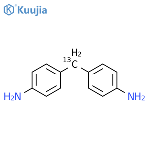Benzenamine,4,4'-(methylene-13C)bis- (9CI) structure