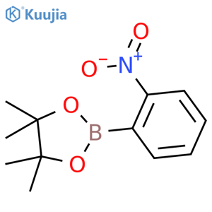 4,4,5,5-Tetramethyl-2-(2-nitrophenyl)-1,3,2-dioxaborolane structure