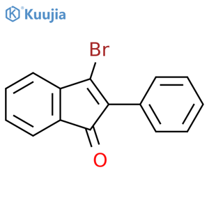 1H-Inden-1-one, 3-bromo-2-phenyl- structure