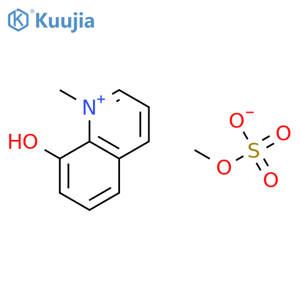 Quinolinium,8-hydroxy-1-methyl-, methyl sulfate (1:1) structure