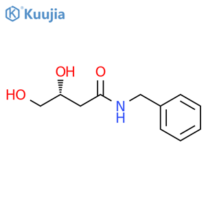 Butanamide,3,4-dihydroxy-N-(phenylmethyl)-, (3S)- structure