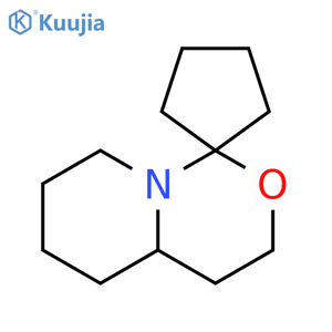 Spiro[cyclopentane-1,1'-[1H,3H-pyrido[1,2-c][1,3]oxazine],hexahydro- structure