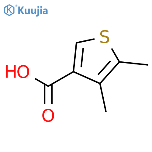 4,5-Dimethylthiophene-3-carboxylic acid structure