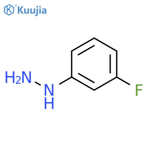 (3-fluorophenyl)hydrazine structure