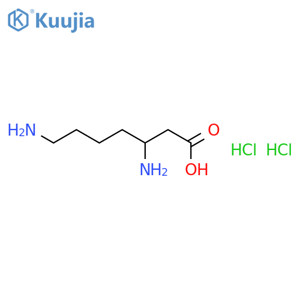 L-beta-Homolysine dihydrochloride structure