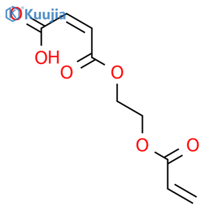 2-Butenedioic acid(2Z)-, 1-[2-[(1-oxo-2-propen-1-yl)oxy]ethyl] ester structure