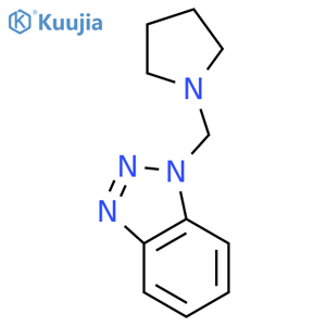 1H-Benzotriazole,1-(1-pyrrolidinylmethyl)- structure