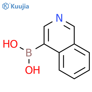 (isoquinolin-4-yl)boronic acid structure