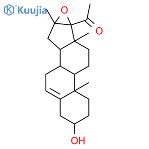 Pregn-5-en-20-one,16,17-epoxy-3-hydroxy-16-methyl-, (3b,16a)- structure