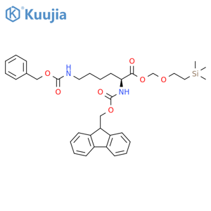 5,7-Dioxa-14-aza-2-silapentadecan-15-oic acid, 9-[[(9H-fluoren-9-ylmethoxy)carbonyl]amino]-2,2-dimethyl-8-oxo-, phenylmethyl ester, (S)- (9CI) structure