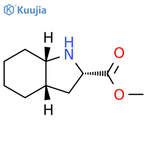 Methyl (2S,3aS,7aS)-octahydro-1H-indole-2-carboxylate structure