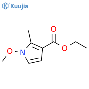 1H-Pyrrole-3-carboxylic acid, 1-methoxy-2-methyl-, ethyl ester structure