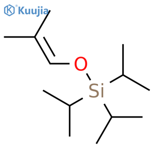 Silane, tris(1-methylethyl)[(2-methyl-1-propenyl)oxy]- structure