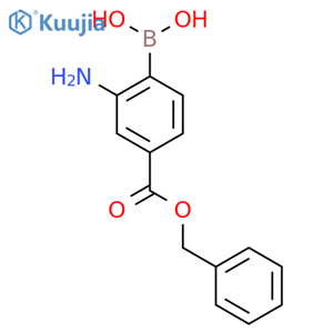 4-(Benzyloxycarbonylamino)benzeneboronic acid structure