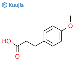 3-(4-Methoxyphenyl)propanoic acid structure