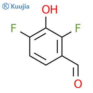 2,4-Difluoro-3-hydroxybenzaldehyde structure