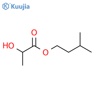 Propanoic acid,2-hydroxy-, 3-methylbutyl ester structure