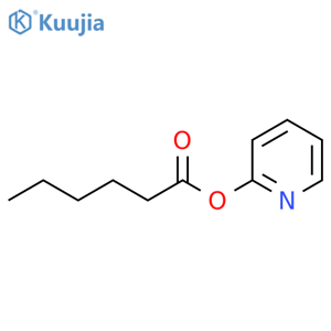 Hexanoic acid, 2-pyridinyl ester structure