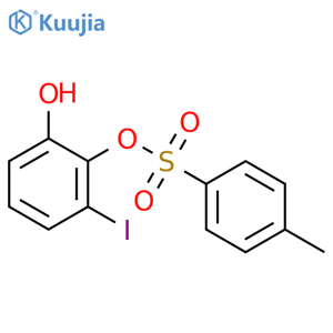 1,2-Benzenediol, 3-iodo-, 2-(4-methylbenzenesulfonate) structure