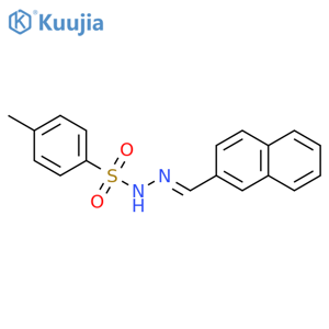 4-methyl-N-(naphthalene-2-ylmethylene)benzenesulfonohydrazide structure