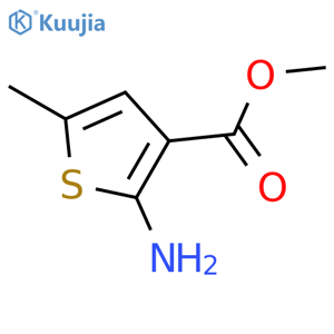 Methyl 2-amino-5-methylthiophene-3-carboxylate structure