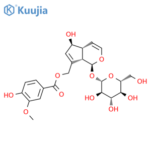 10-O-Vanilloylaucubin structure