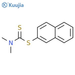 Carbamodithioic acid, dimethyl-, 2-naphthalenyl ester structure