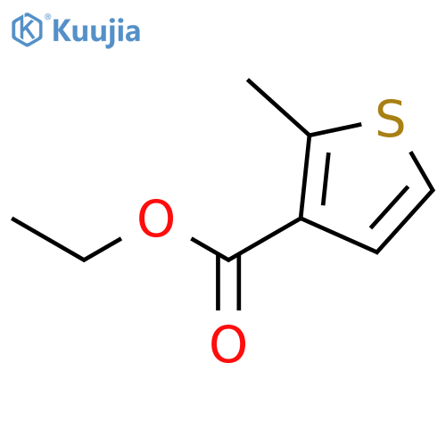 Ethyl 2-methylthiophene-3-carboxylate structure