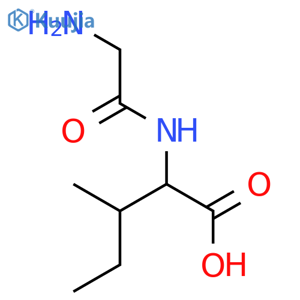 N-Glycyl-L-isoleucine structure