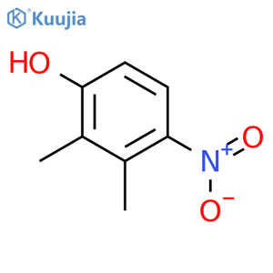 2,3-Dimethyl-4-nitrophenol structure