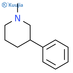 Piperidine,1-methyl-3-phenyl- structure