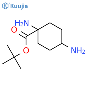 tert-butyl N-(4-aminocyclohexyl)carbamate structure