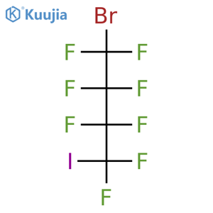 Butane, 1-bromo-1,1,2,2,3,3,4,4-octafluoro-4-iodo- structure