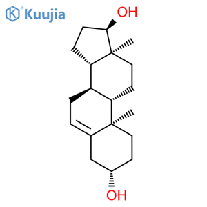Androst-5-ene-3,17-diol,(3b,17a)- structure