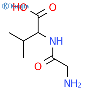 Glycyl-L-valine structure