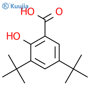 3,5-Ditertbutyl salicylic acid structure