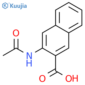 3-Acetamidonaphthoic acid structure