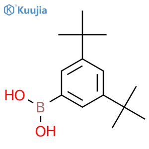 (3,5-Di-tert-butylphenyl)boronic acid structure