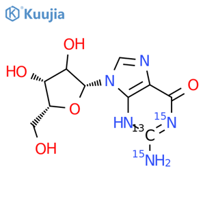 Guanosine-13C,15N2 Hydrate structure