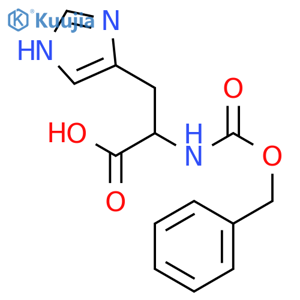 N-(Benzyloxy)carbonyl-L-histidine structure